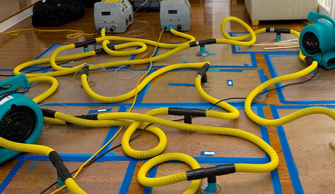 Water damage restoration