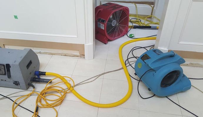 Water damage restoration equipment
